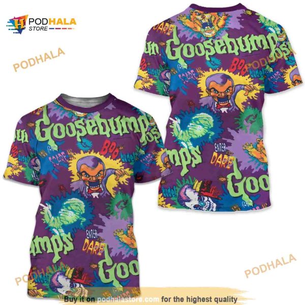 Goosebumps by R.L.Stine Vintage Sheets Inspired 3D Shirt