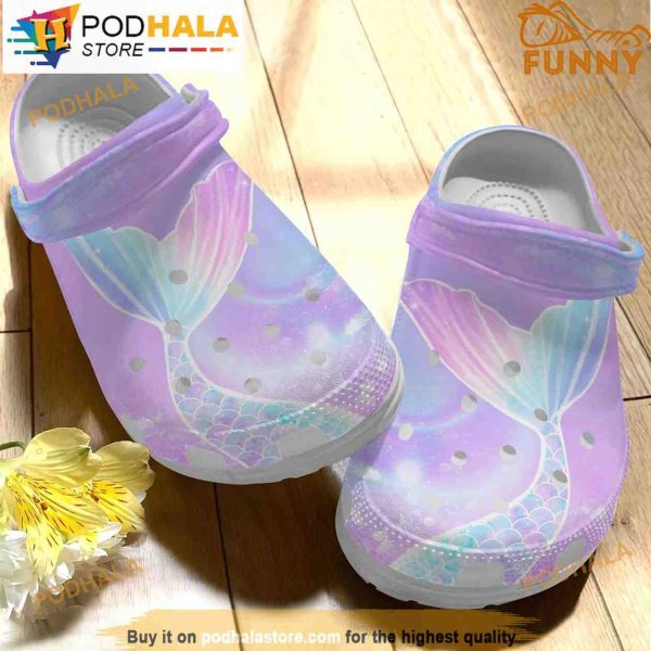 Gorgeous Mermaid 3D Funny Crocs Crocband
