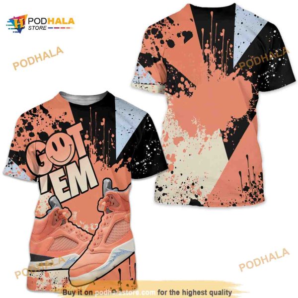 Got Em Shoes Smile 3D Shirt