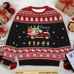 Grandma’s Little Reindeer Christmas Grandma Ugly Christmas Sweater