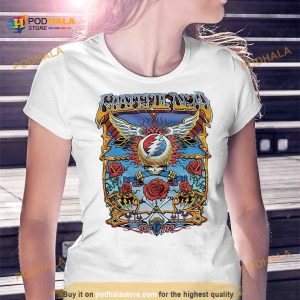 Grateful Dead Flying SYF White Athletic 2023 T Shirt