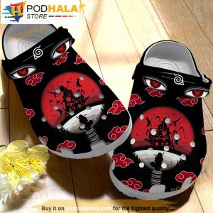 Great Akatsuki Naruto 3D Funny Crocs Crocband