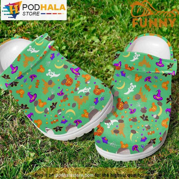 Green Disney 3D Halloween Crocs