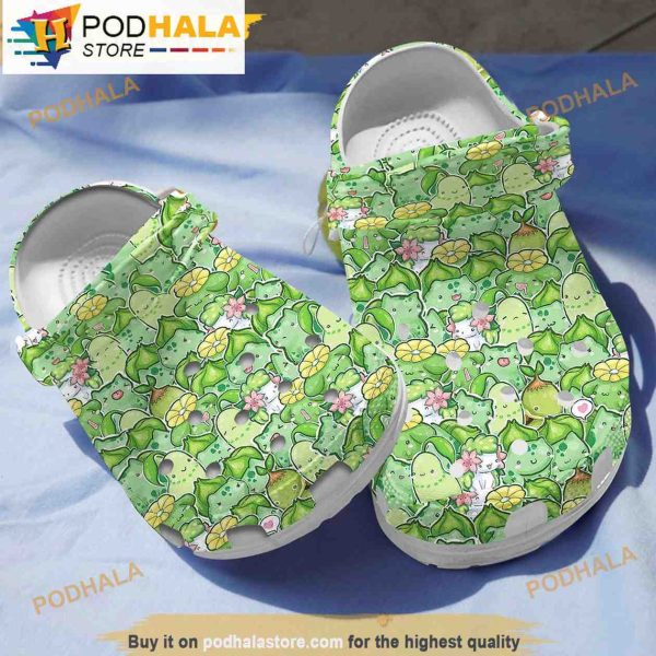 Green Pokemon 3D Funny Crocs Crocband