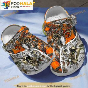 Grim Reaper Bow Hunting Gifts 3D Funny Crocs Crocband Slippers