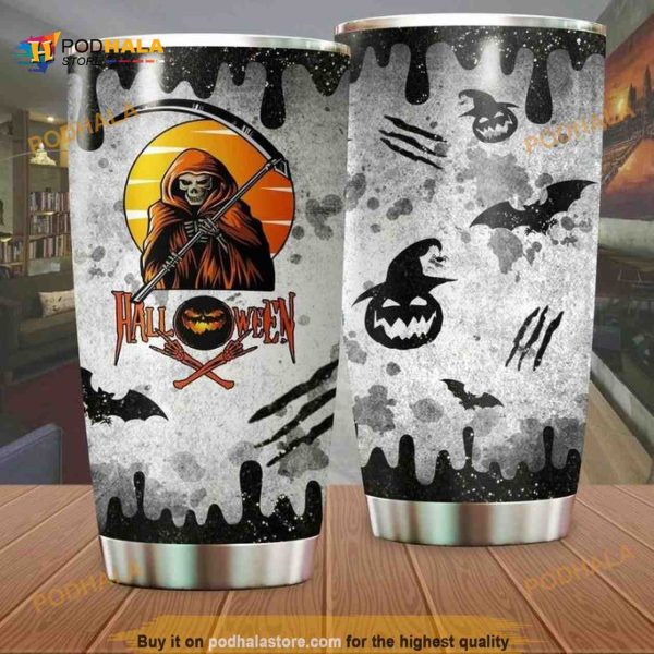 Grim Reaper Death God Gifts For Halloween Coffee Tumbler