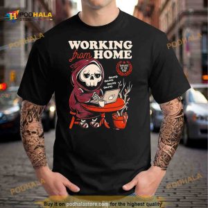 Grim Reaper working from home Shirt 1