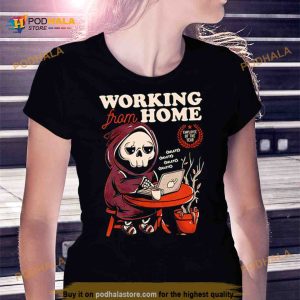 Grim Reaper working from home Shirt 2