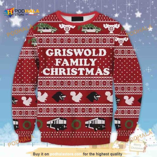 Griswold Family Christmas Xmas Ugly Wool Sweater