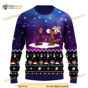 Guardian Of Galaxy X Snoopy Xmas Ugly Wool Sweater
