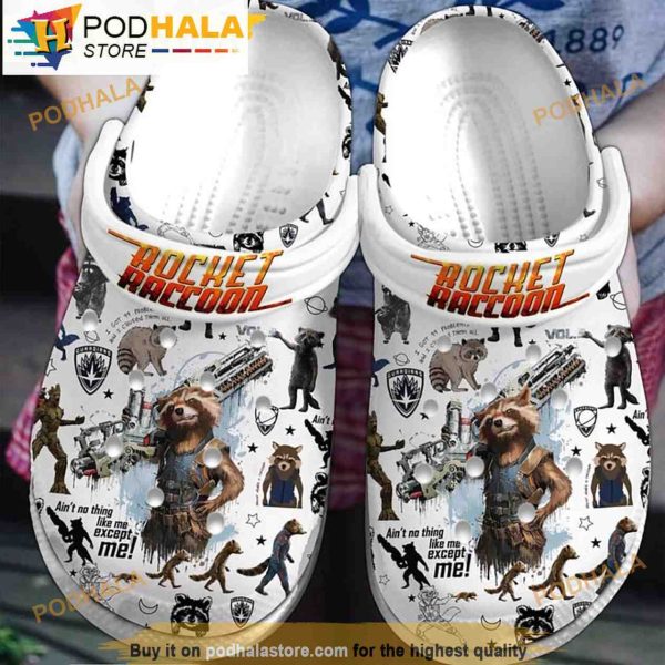 Guardian Of The Galaxy 3D Funny Crocs Crocband Clogs