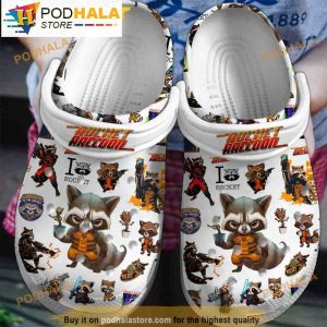 Guardian Of The Galaxy Rocket Raccoon 3D Funny Crocs Crocband Slippers