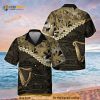 Guinness Beer Hawaiian Shirt, Palm Tree Blend Polynesian Pattern Aloha Shirt