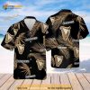 Guinness Hawaiian Shirt, Palm Leaves Pattern Beach Lovers Gift Aloha Shirt
