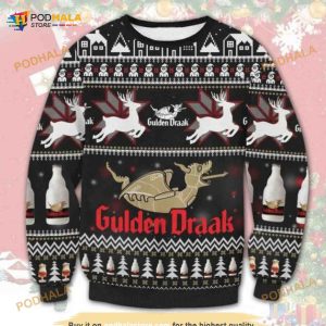 Gulden Draak Beer Christmas Wool Funny Ugly Sweater