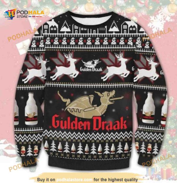 Gulden Draak Beer Christmas Wool Funny Ugly Sweater