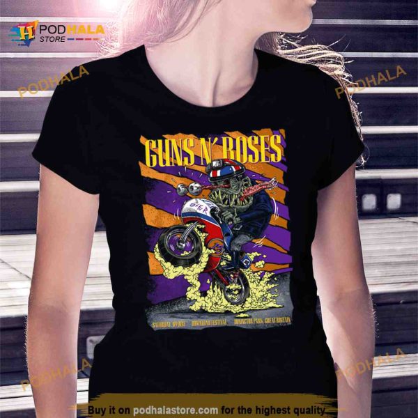 Guns’ N Roses Donington Park Uk Tour 2018 Poster Shirt
