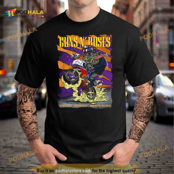 Guns’ N Roses Donington Park Uk Tour 2018 Poster Shirt