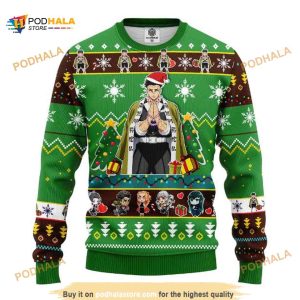 Gyomei Himejima Demon Slayer Anime Ugly Christmas Sweater