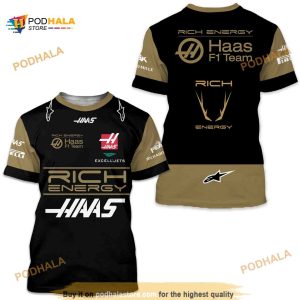 Haas F1 Team Rich Energy 3D Shirt