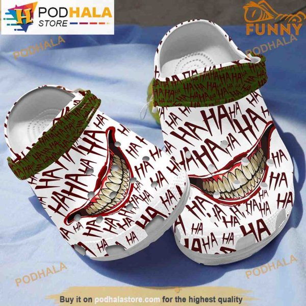Haha Joker 3D Funny Crocs Crocband