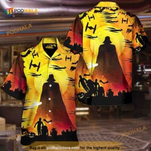 Halloween Aloha Star Wars Darth Vader Funny Hawaiian Shirt, Gift For Him