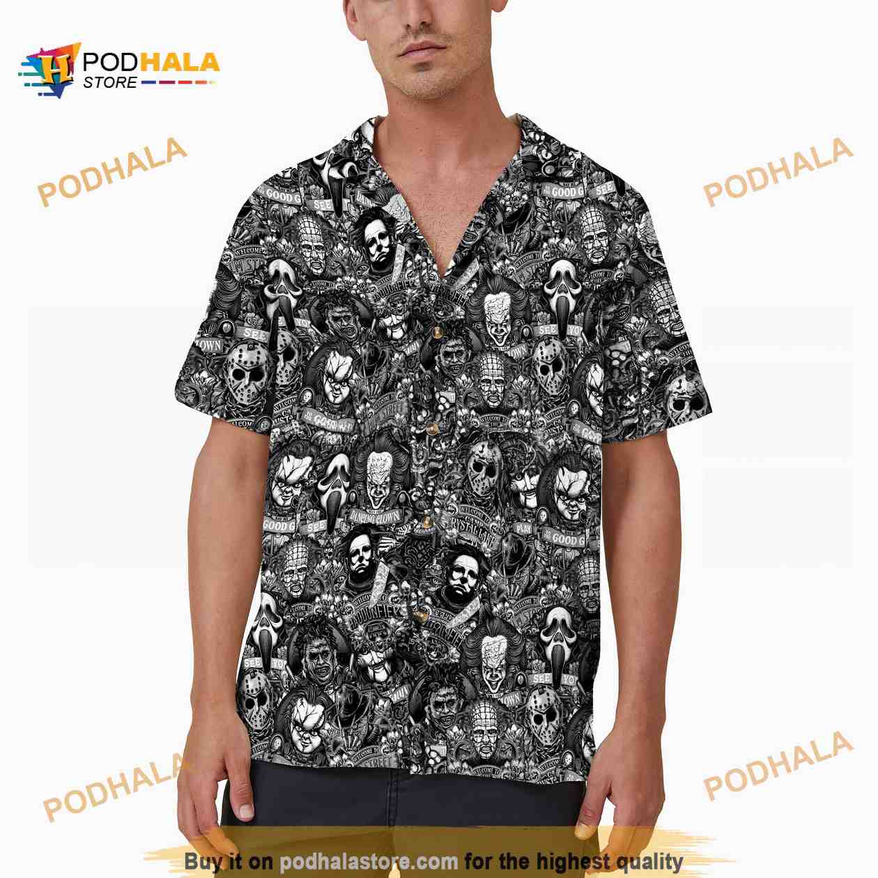 Dallas Cowboys NFL Horror Movies Character Hawaiian Shirt And