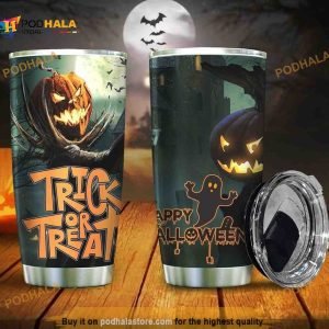 Halloween Pumpkin Trick Or Treat Halloween Coffee Tumbler