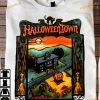 Halloweentown Black Cat Haunted Pumpkin House Brooms Shirt