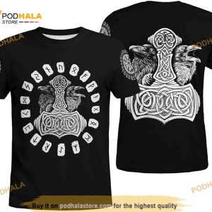 Hammer Tree Axe Viking Shirt