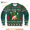 Happy Bowling Ugly Christmas Wool Sweater