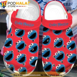 Happy Cookie Monster Muppet 3D Funny Crocs Crocband