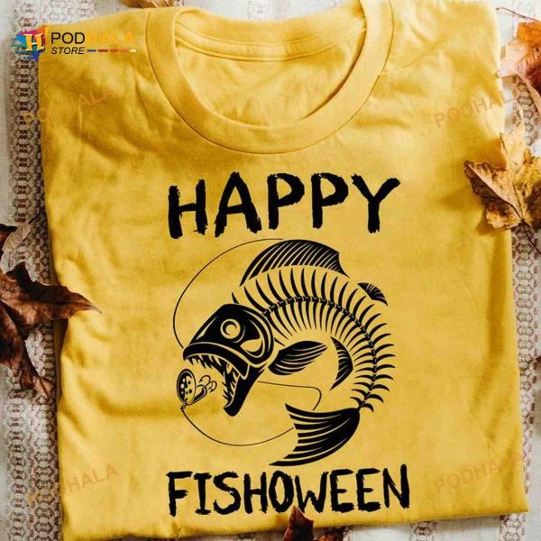 Happy Fishoween Fishing Halloween Shirt
