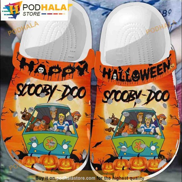 Happy Halloween Scooby Doo 3D Funny Crocs Crocband
