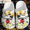 Happy Mickey Sunflower 3D Funny Crocs Crocband