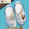 Happy New Year The Chicken Whisperer 3D Funny Crocs Crocband Clog Shoes