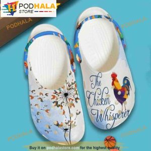Happy New Year The Chicken Whisperer 3D Funny Crocs Crocband Clog Shoes