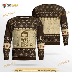 Hard Not Connect With People LOTR Lord Of The Ring Ugly Christmas Sweater