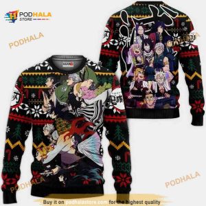 Hashira Team Anime Kimetsu Xmas Ugly Christmas Sweater
