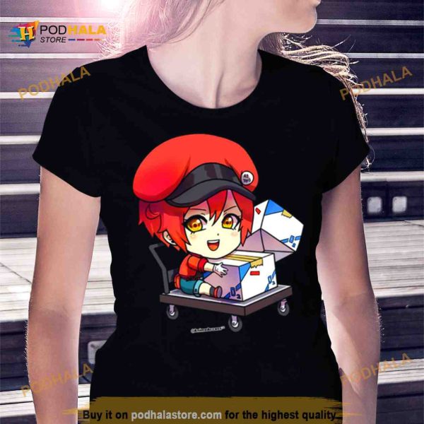 Hataraku Saibou Cells At Work Red Blood Cell Shirt