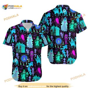 Haunted Mansion Halloween Hawaiian Shirt, Halloween Gifts