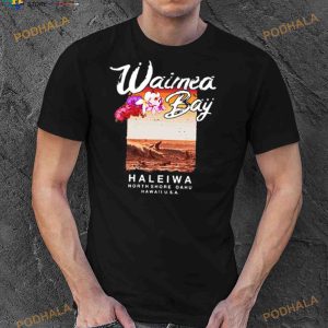 Hawaii Waimea Bay North Shore Surfing Vintage Shirt