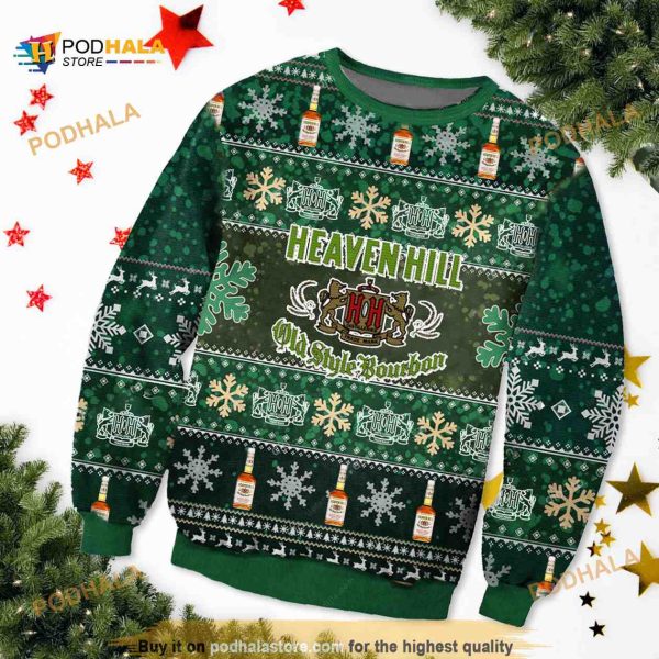 Heaven Hill Old Style Bourbon Old Navy Ugly Xmas Sweater