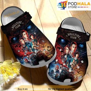Hellfire Club Characters Stranger Things 3D Funny Crocs