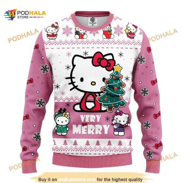 Hello Kitty Christmas Ugly Wool Sweater