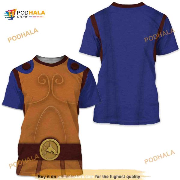 Hercules Shirts, Hercules Costume, Disney Hercules Party 3D Shirt