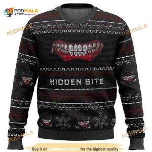 Hidden Bite Tokyo Ghoul Anime Gift Fan Ugly Sweater