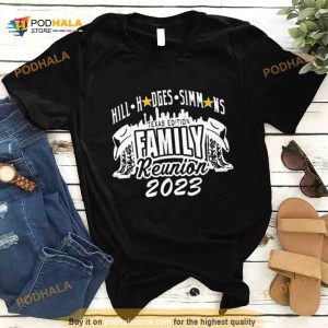 Hill Hodges Simmons Texas Edition Family Reunion 2023 Logo Shirt 2