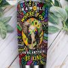 Hippie Elephant Doodle Stainless Steel Cup Travel Tumbler, Hippe Gift