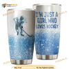 Hockey Im Just A Girl Who Loves Hockey Coffee Tumbler